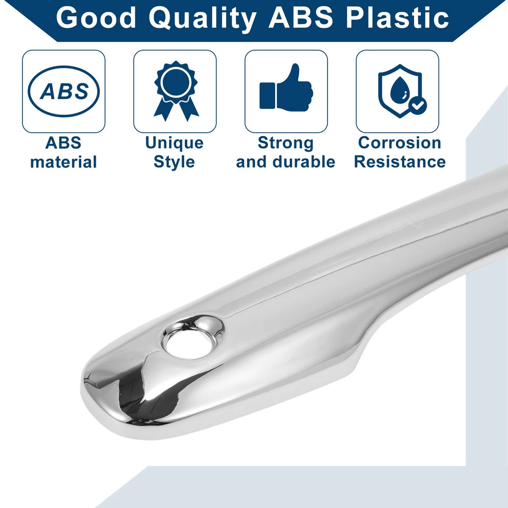 Car Door Handle Cover Trim for Toyota Camry (2018–2024) - Silver Tone
