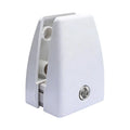 Set of 4 Lightweight Aluminum Screen Clips for Desk Partitions 61x43x34mm