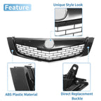 Front Upper Bumper Grille for Acura TSX (2009) - Black