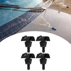 Set of 4 Windshield Wiper Washer Nozzle Spray Jet for Nissan Note 