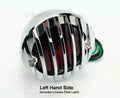 Left Driver Tail Light for 1933-1936 Ford Car Chrome Grille Bezel 12V