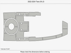 EVA Pads for Tiara 38 LS (2023) - Swim Platform Cockpit Teak Deck Flooring Mat
