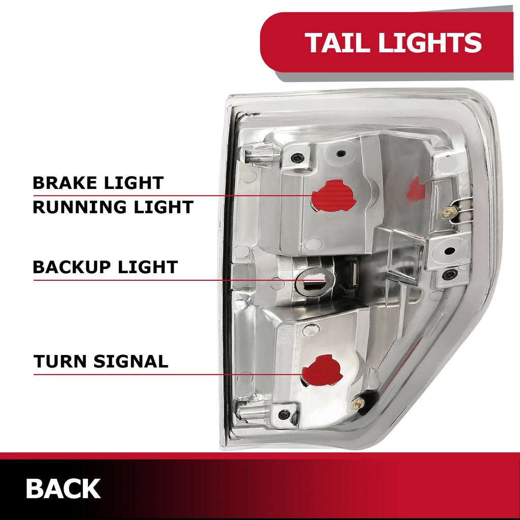 Rear Driver Tail Lights for Ford F150 (2009-2014)