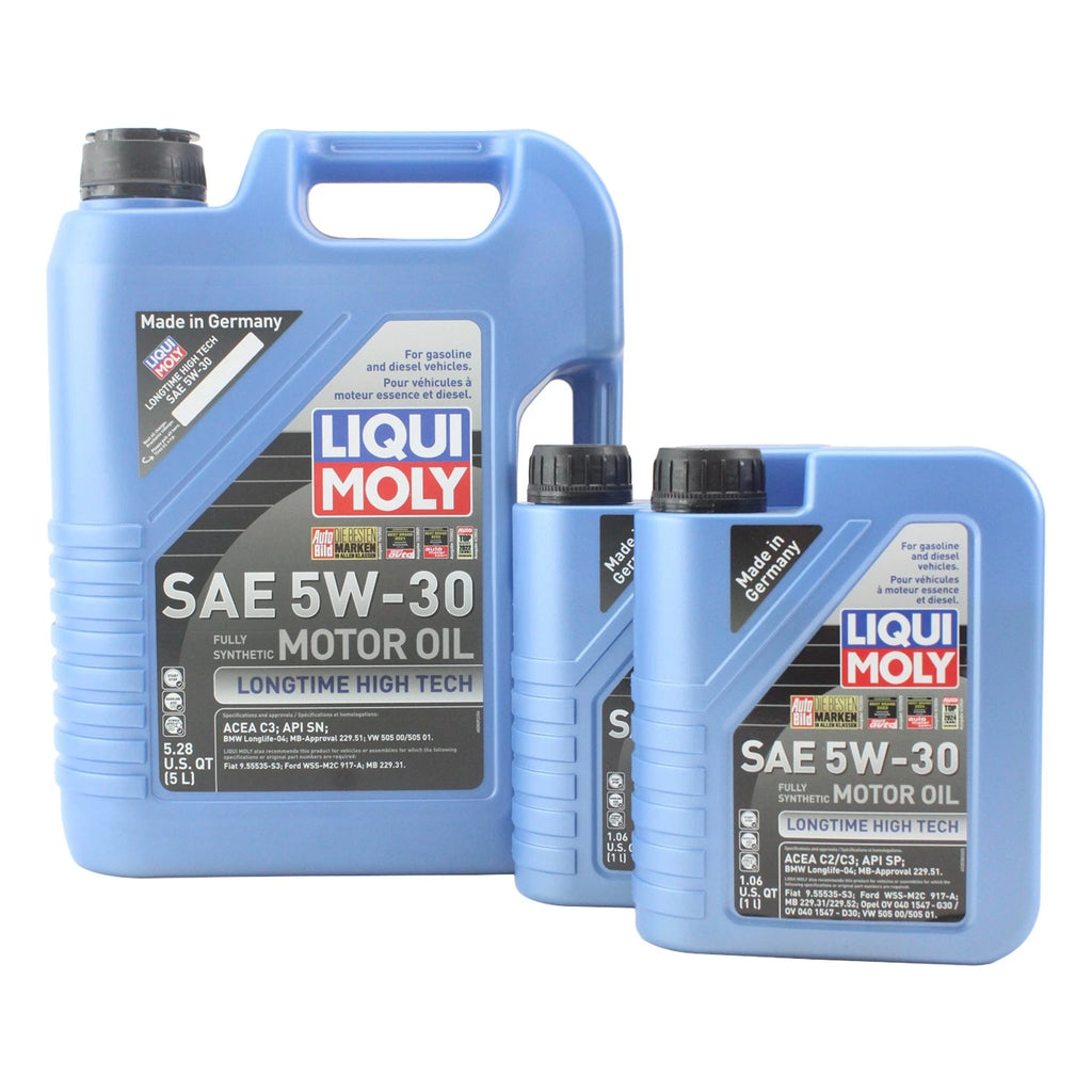 Oil Change Kit for Mercedes OM651 (7L Liqui Moly Longtime High Tech 5W-30)