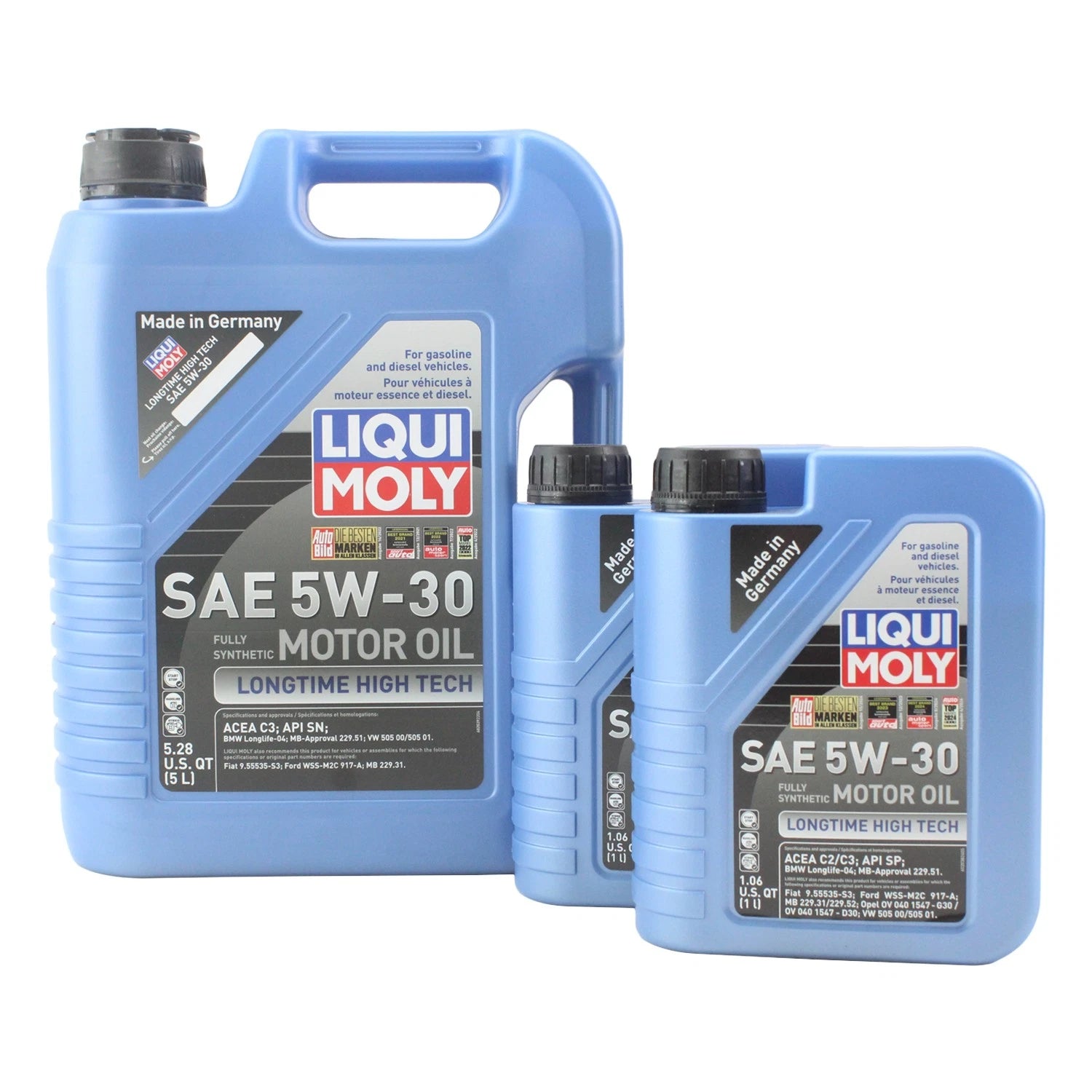 Oil Change Kit for Mercedes OM651 (7L Liqui Moly Longtime High Tech 5W-30)
