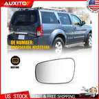 Passenger Right Side Mirror Glass for Nissan Frontier (2005–2021)