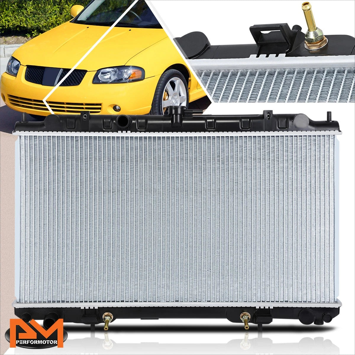 Aluminum Core Radiator for Nissan Sentra 2000–2006 1.8L AT DPI-2346