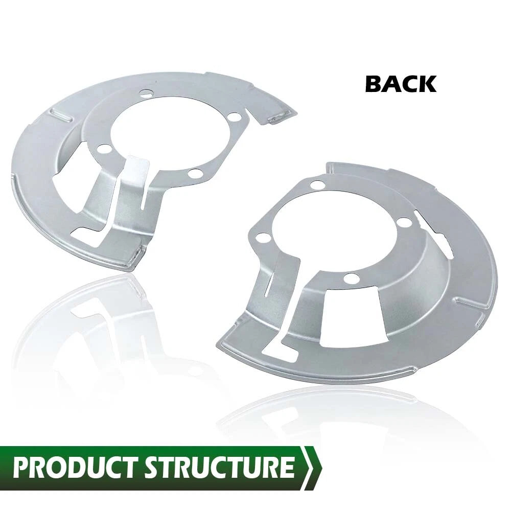 Set of 2 Brake Dust Shields for Dodge Ram 2500 3500 (2000–2002)