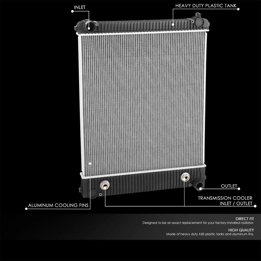 2-Row Aluminum Radiator for Freightliner M2 100 106 (2003–2008)