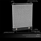 2-Row Aluminum Radiator for Freightliner M2 100 106 (2003–2008)