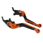 CNC Orange Extendable Brake Clutch Levers for Honda ADV150 (2019-2020)