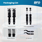 Complete Coilover Spring Kit for Mazda 6 (2003–2007) Adj Height Shock Absorbers