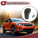 Gear Shift Knob Cover for Subaru Forester (2014–2017) Black Gray