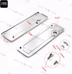 Chrome Saddlebag Latch Covers for Harley Hard Touring (2014–2023)
