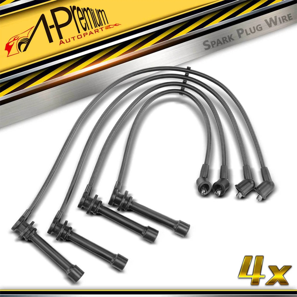 Set of 4 Spark Plug Wires for Nissan Frontier, Xterra (1998–2001)