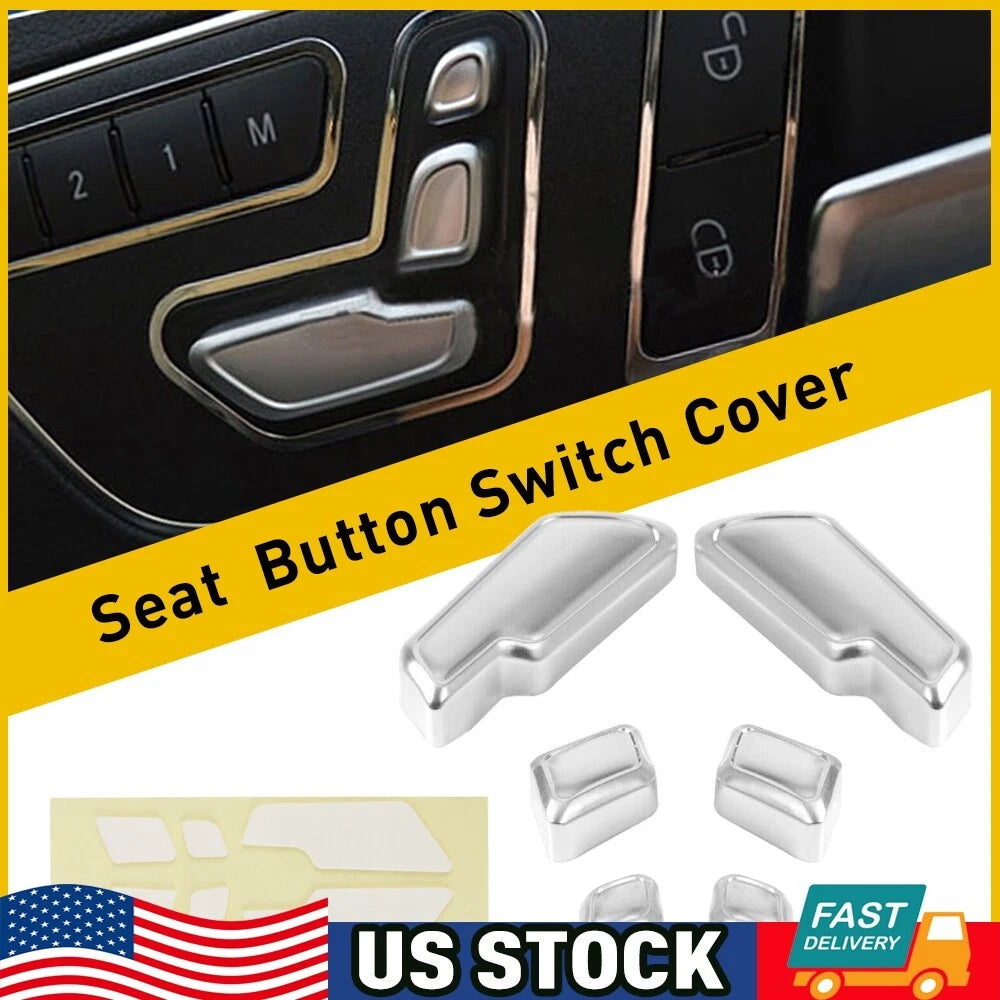 Seat Adjust Switch Button Cover Trim for Benz W204 C218 W212 W166 X204 X166 CLS (2007–2018)