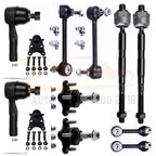 12Pcs Front Ball Joint Steering Sway Bar Tie Rod for Chevrolet Colorado (2006–2007)