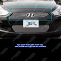 Stainless Steel X Mesh Grille Insert for Hyundai Accent (2012–2016)
