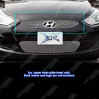 Stainless Steel X Mesh Grille Insert for Hyundai Accent (2012–2016)