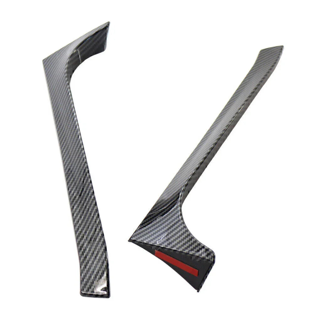 Carbon Fiber Rear Window Side Canard Splitter Trim for VW Golf 6 (2009-2013)