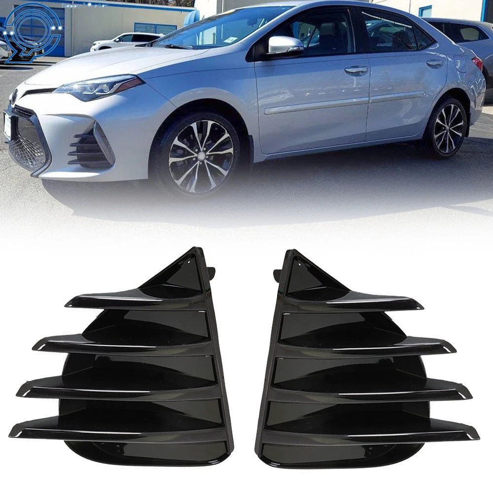 Set of 2 Fog Light Bezels for Toyota Corolla SE XSE (2017–2019)