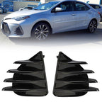 Set of 2 Fog Light Bezels for Toyota Corolla SE XSE (2017–2019)