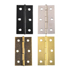 Set of 4 Mini Flat Hinges for Jewelry Chest (60x36mm)