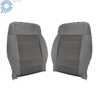 Upper Seat Back Covers for Jeep Wrangler (2007-2012) - Gray Knit Fabric