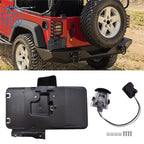 Rear License Plate Bracket & Light for Jeep Wrangler (2007–2017)