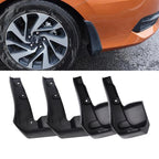 Set of 4 Splash Guards for Honda Civic (2016–2021) Front & Rear