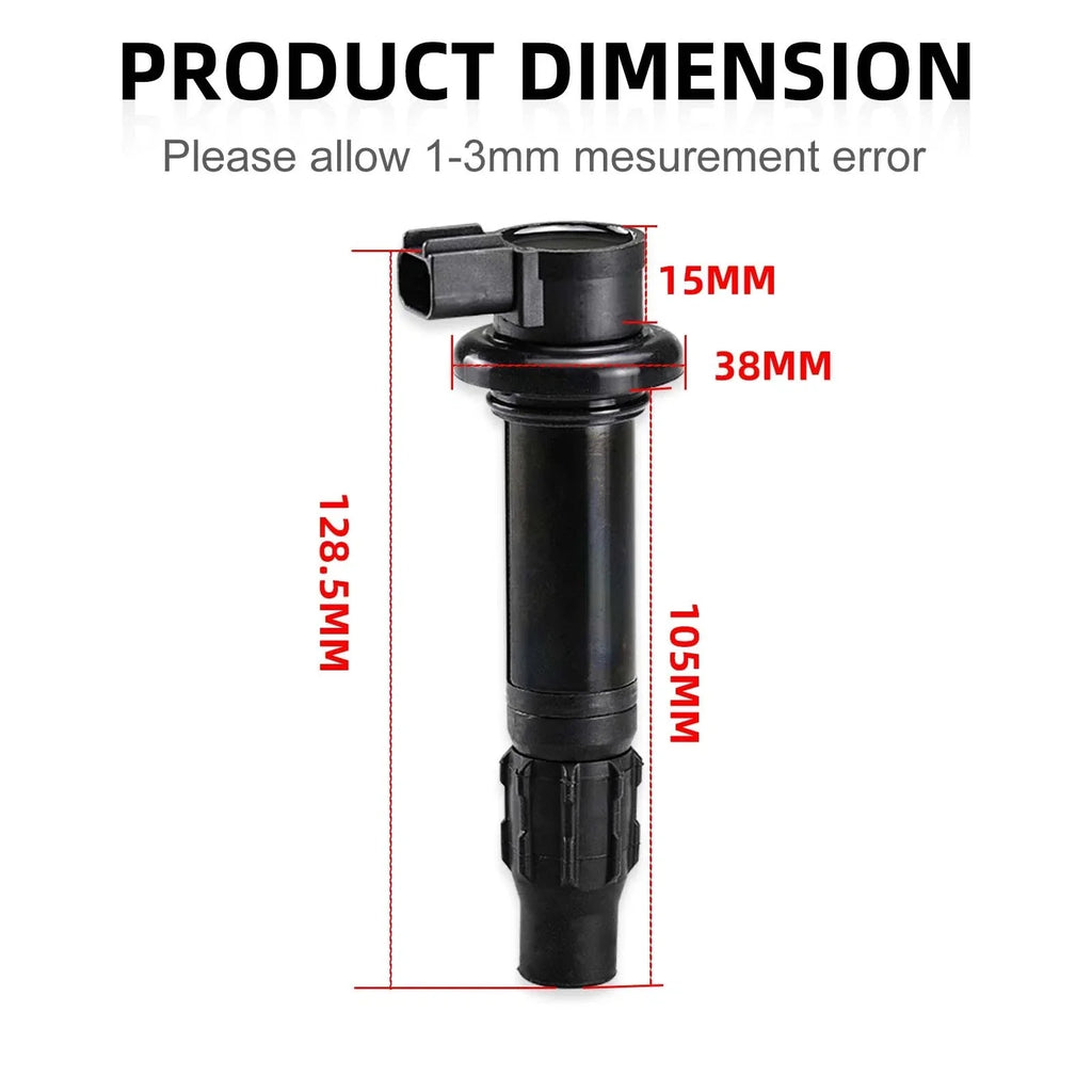 Ignition Coil 4x for Yamaha YZF-R1 (2007–2008)