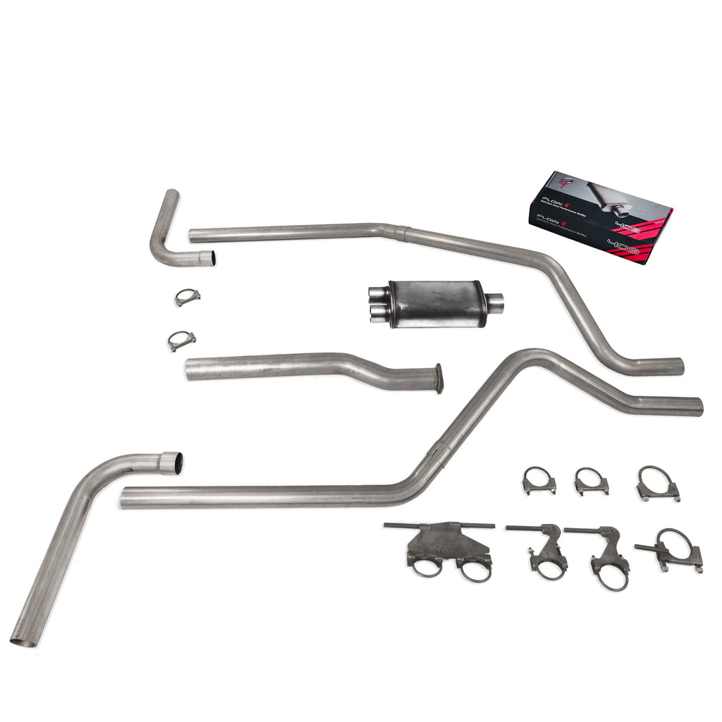 2.5" Dual Exhaust Flow II SS Muffler for Dodge Ram 1500 (2019–2025)