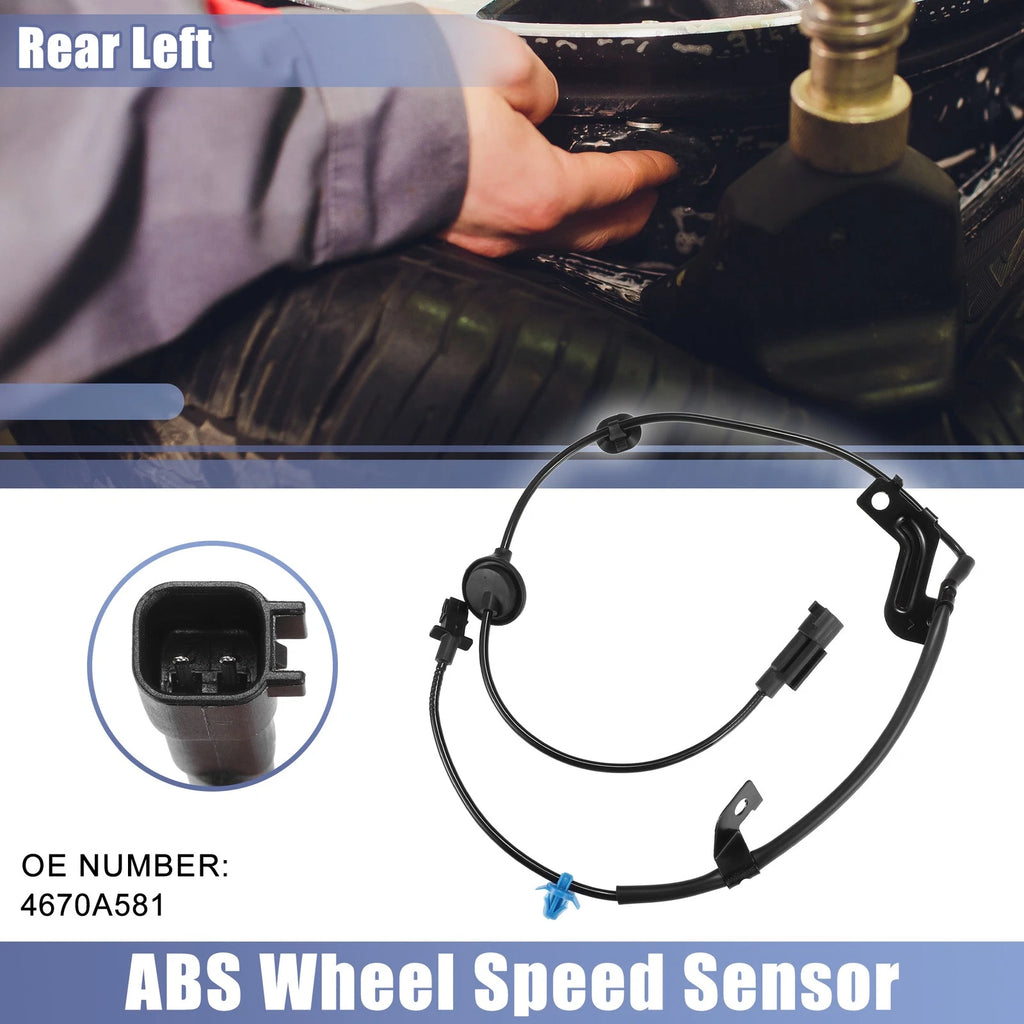 Rear Left ABS Wheel Speed Sensor No. 4670A581 for Mitsubishi Outlander (2003–2006)