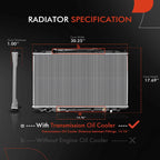 Radiator and Cooling Fan Assembly with Shroud for Honda Odyssey (2005–2010)