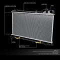 Aluminum Radiator for Subaru Forester 2.5L Non Turbo (2003–2008) DPI 13021