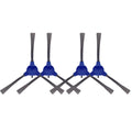 Set of 4 Nylon Plastic Side Brushes for Cecotec Conga M50 (2019–2023)