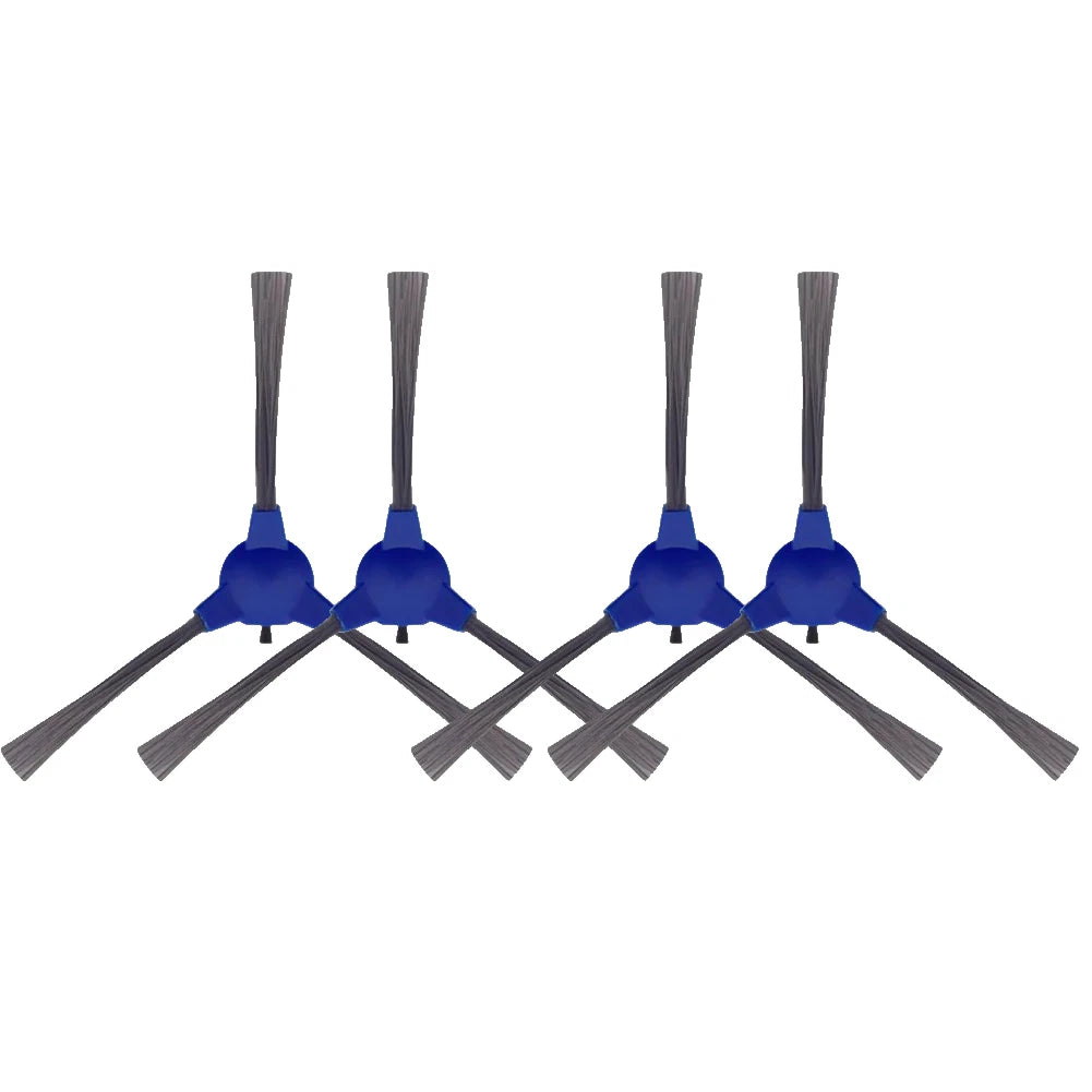 Set of 4 Nylon Plastic Side Brushes for Cecotec Conga M50 (2019–2023)