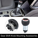 6 Speed Gear Shift Knob for Audi A4 S4 B8 8K (2008–2016) Black Red