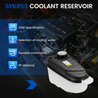 Coolant Expansion Tank w/Cap & Sensor for Jaguar F-Type (2014–2021) XKR (2010–2015) XKR-S (2012–2015)