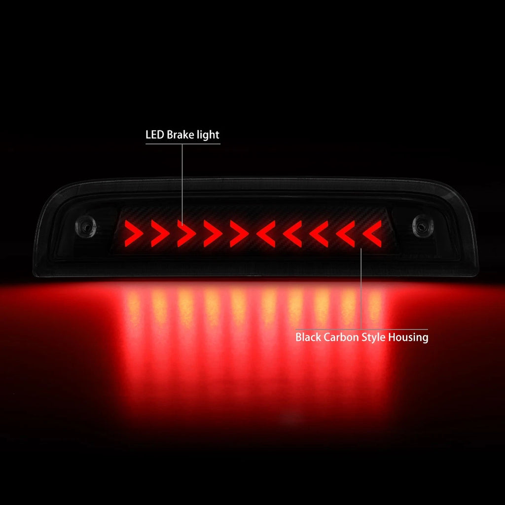 Chasing Arrow LED Carbon Third Brake Light for Silverado Sierra (2014–2020)