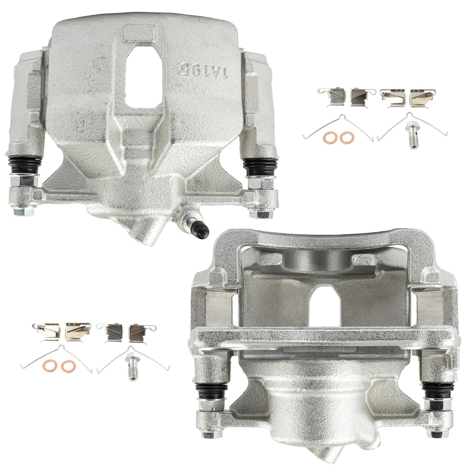 Set of 2 Front Brake Calipers for Geo Prizm, Toyota Corolla