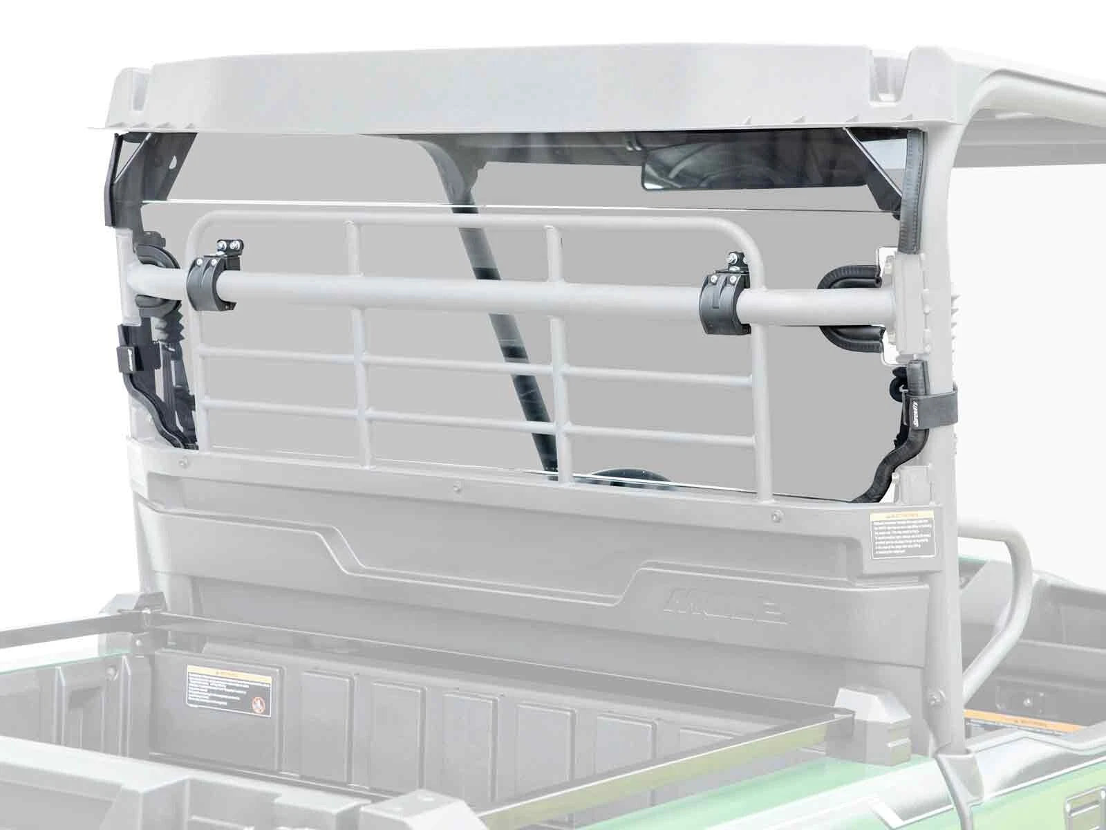 Light Tint Rear Windshield for Kawasaki Mule Pro MX (2019–2023)