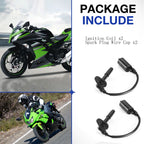 Ignition Coil & Spark Plug Cap for Kawasaki Ninja 250R (1988-2007)