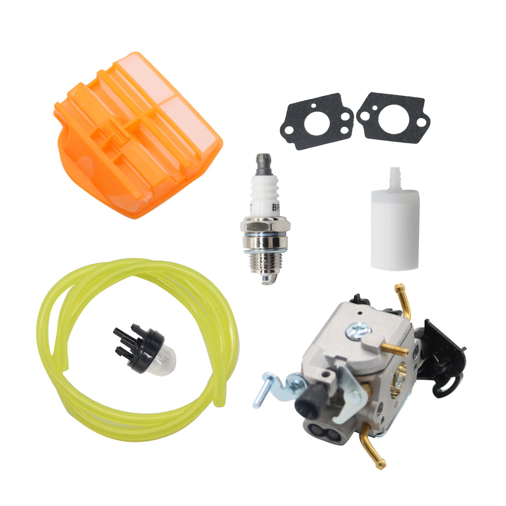 Carburetor Kit for Husqvarna 445 450 Chainsaw (Zama C1M-EL37B 506450401)