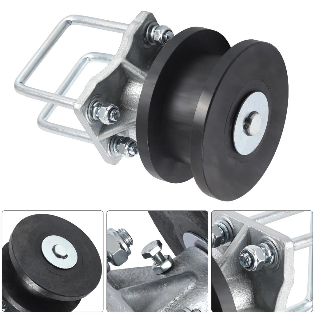 4" Square Post Cantilever Roller for Gate Frame