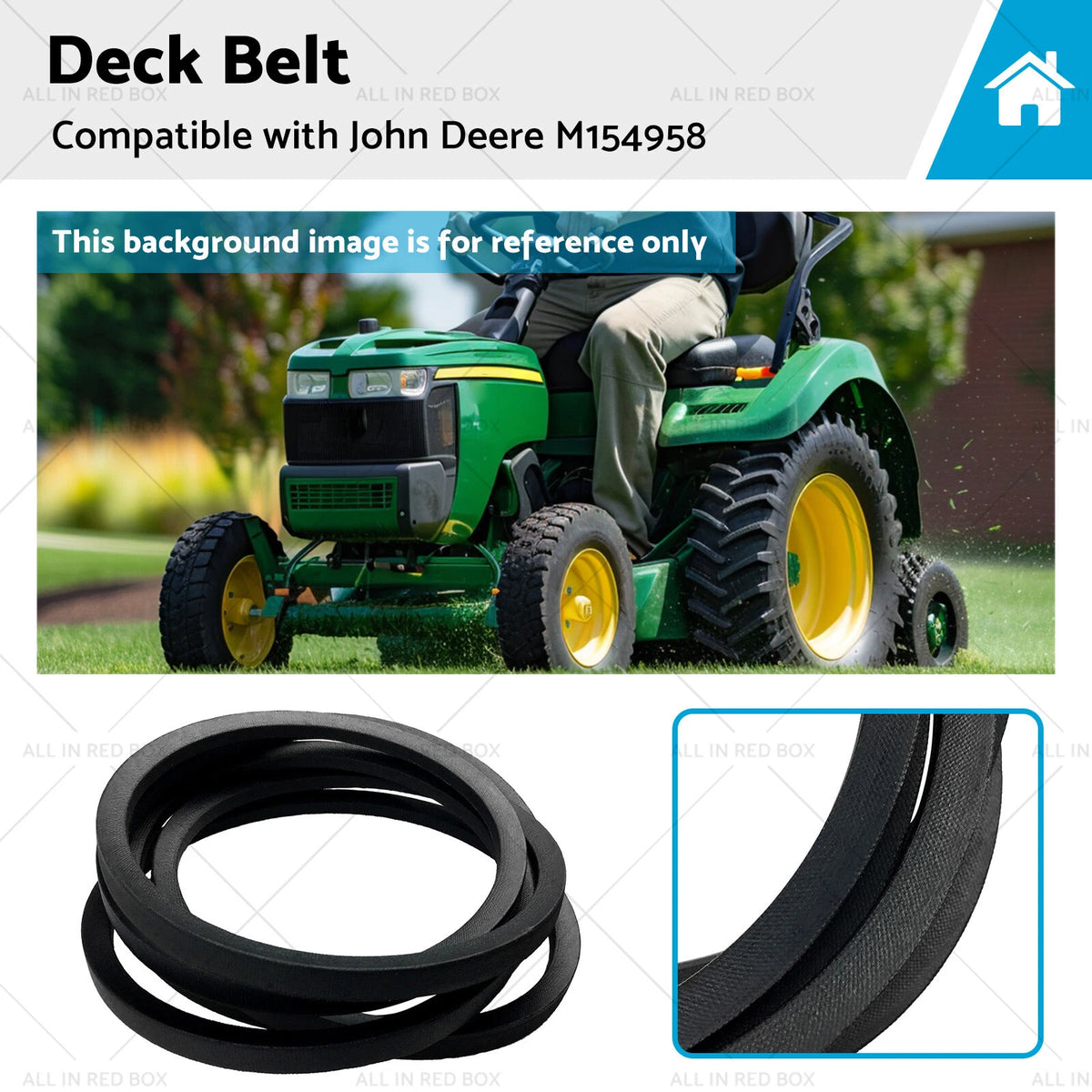 Secondary Deck Belt for John Deere Sabre Mower 48C (M154958)