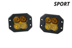 Sport LED Pod Lights SAE Combo Pair for Diode Dynamics SS3 Amber Backlight