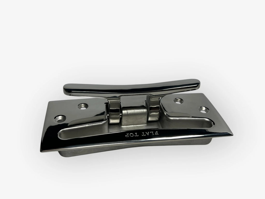 Flat-Top Cleats 10in for - Stainless Steel, Heavy Duty