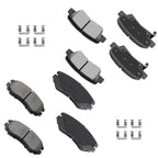 Front & Rear Brake Ceramic Pads for Kia Soul (2007–2009)