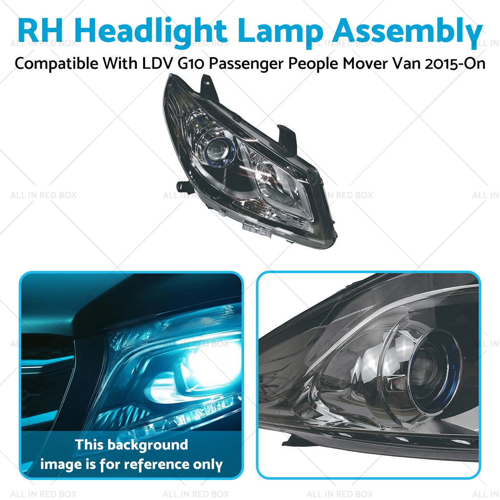 Headlight Lamp Assembly Xenon Right for LDV G10 (2015–Present)